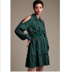 Eliza J Green Long Sleeve Dress